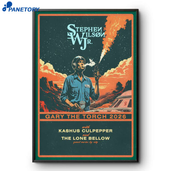 Stephen Wilson Jr. Gary The Torch Tour 2026 Poster