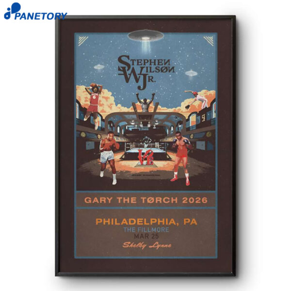 Stephen Wilson Jr. Tour Philadelphia PA Mar 25 2026 Poster