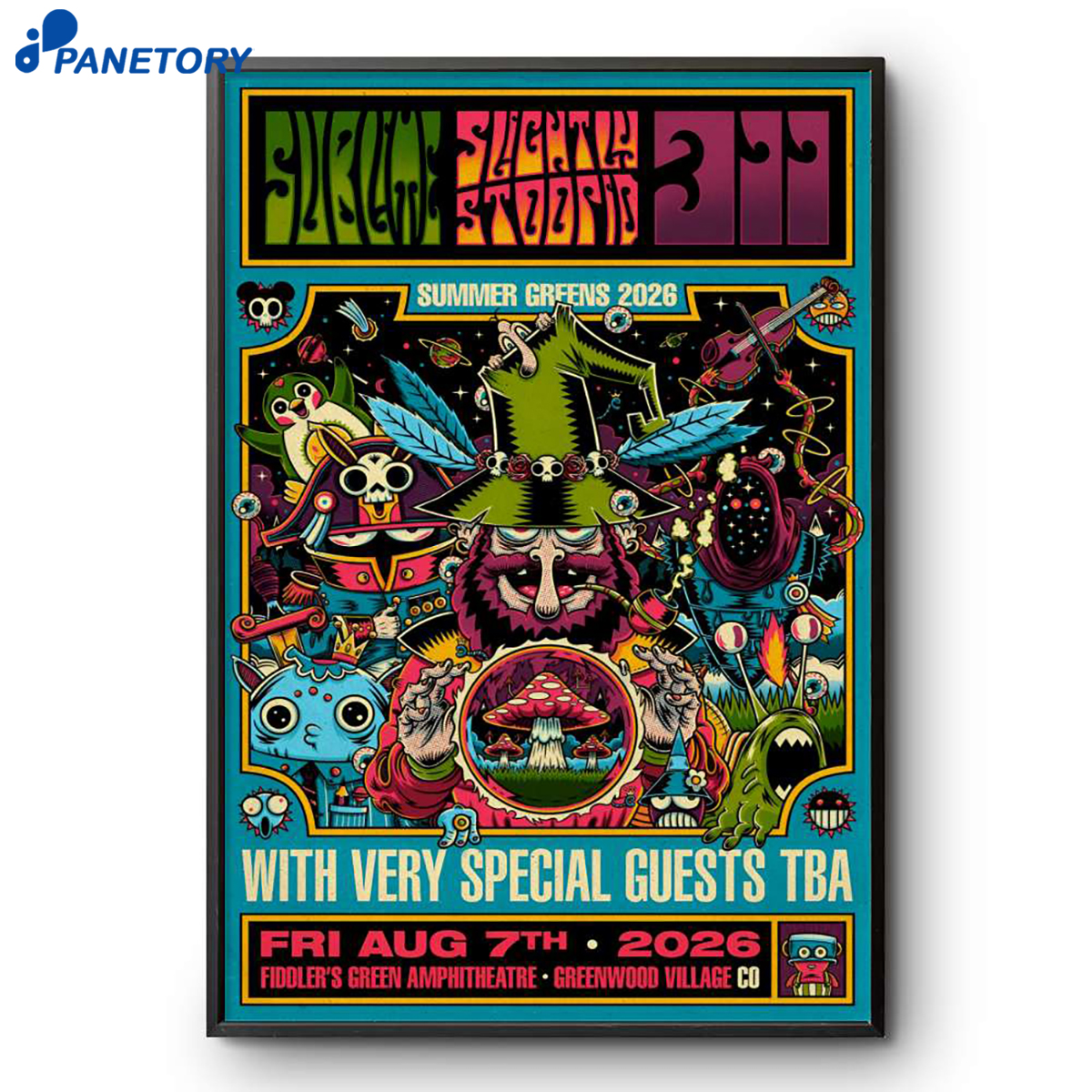 Sublime With Slightly Stoopid And 311 Fiddler'S Green Amphitheatre Aug 7 2026 Poster 2 Sublime With Slightly Stoopid And 311 At Fiddler'S Green Amphitheatre Aug 7 2026 Poster