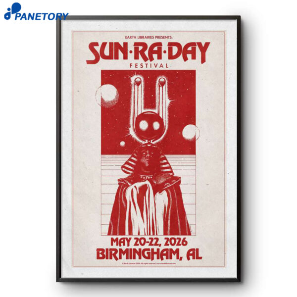 Sun Ra Day Birmingham AL May 21–22 2026 Poster