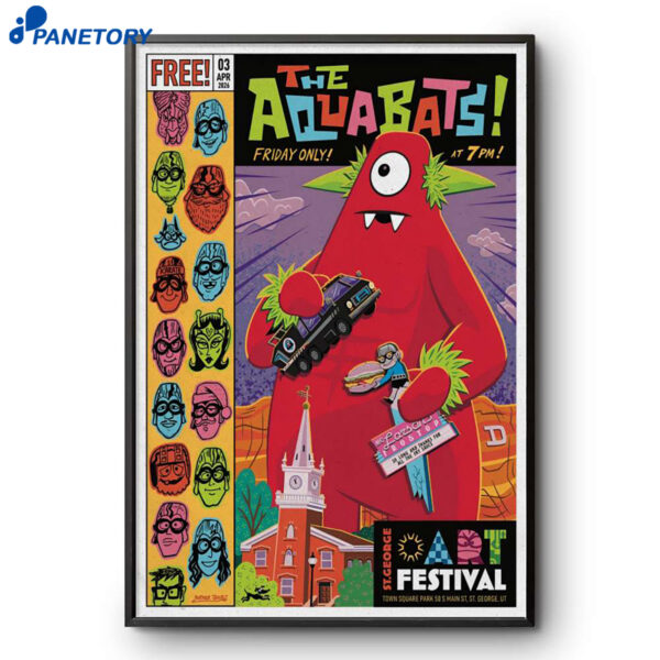 THE AQUABATS St. George Art Festival St. George UT Apr 3 2026 Poster