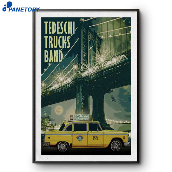 Tedeschi Trucks Band Beacon Theatre Mar 18-21 2026 Poster