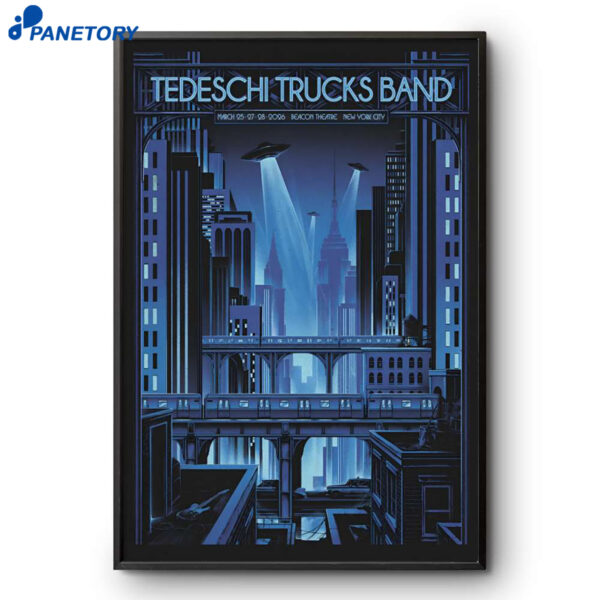 Tedeschi Trucks Band Beacon Theatre New York Mar 25-28 2026 Poster