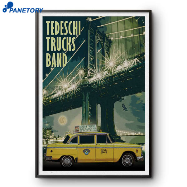 Tedeschi Trucks Band The Beacon Theatre New York NY Mar 18-20 2026 Poster