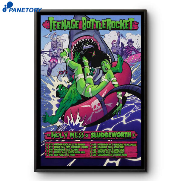 Teenage Bottlerocket Spring Shows 2026 Poster