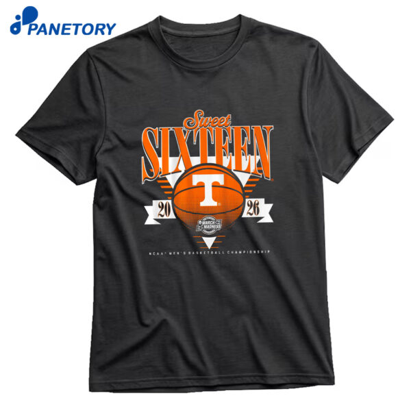 Tennessee Volunteers MBB 2026 Sweet Sixteen Shirt