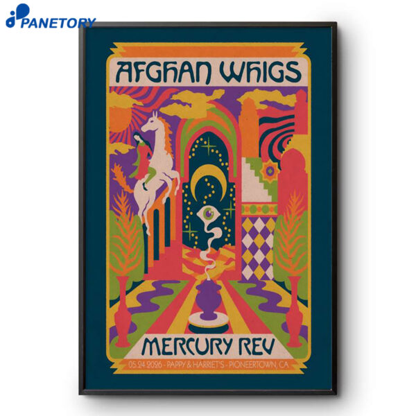 The Afghan Whigs Pappy Harriet's May 24 2026 Poster