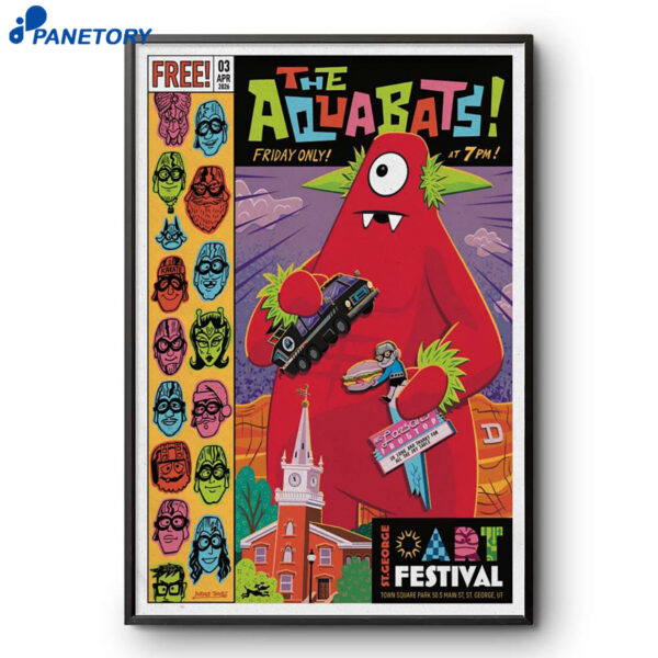 The Aquabats! St. George UT Apr 3 2026 Poster