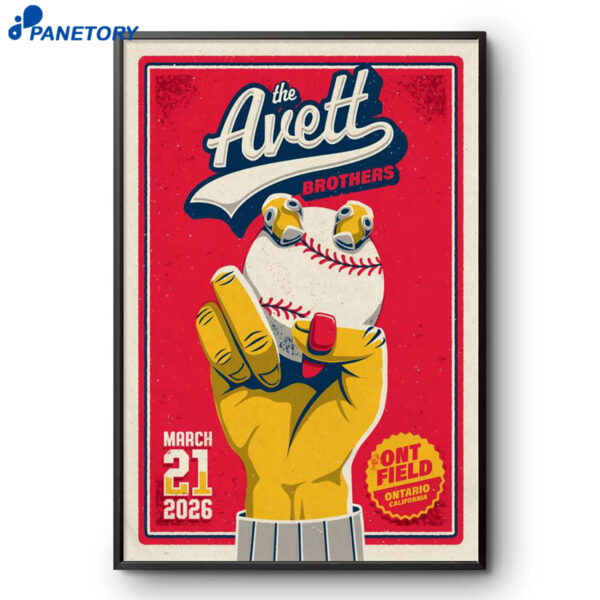 The Avett Brothers Ontario CA Mar 21 2026 Poster