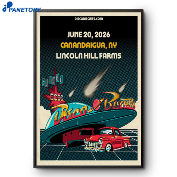 The Disco Biscuits Canandaigua NY Tour Jun 20 2026 Poster