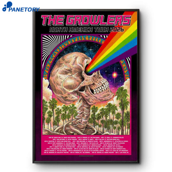 The Growlers Tour 2026 Poster