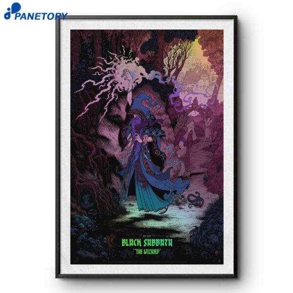 The Wizard Black Sabbath Poster