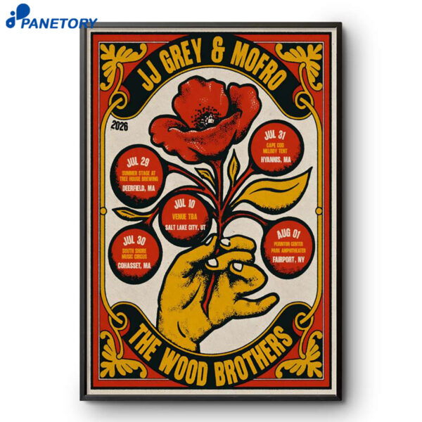 The Wood Brothers With JJ Grey And Mofro Summer Shows 2026 Poster