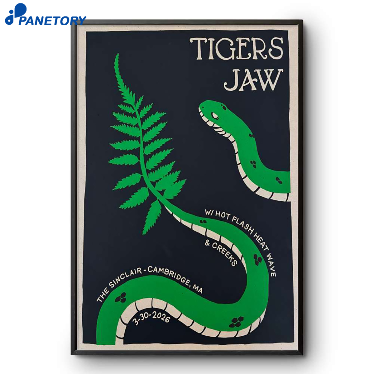 Tigers Jaw Cambridge Ma Mar 30 2026 Poster 2 Tigers Jaw Cambridge Ma Mar 30 2026 Poster