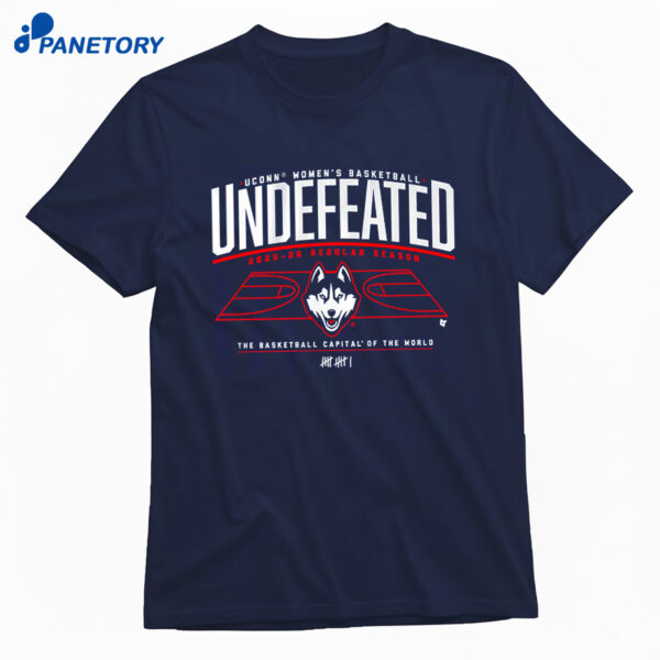Uconn Huskies Wbb Undefeated Shirt