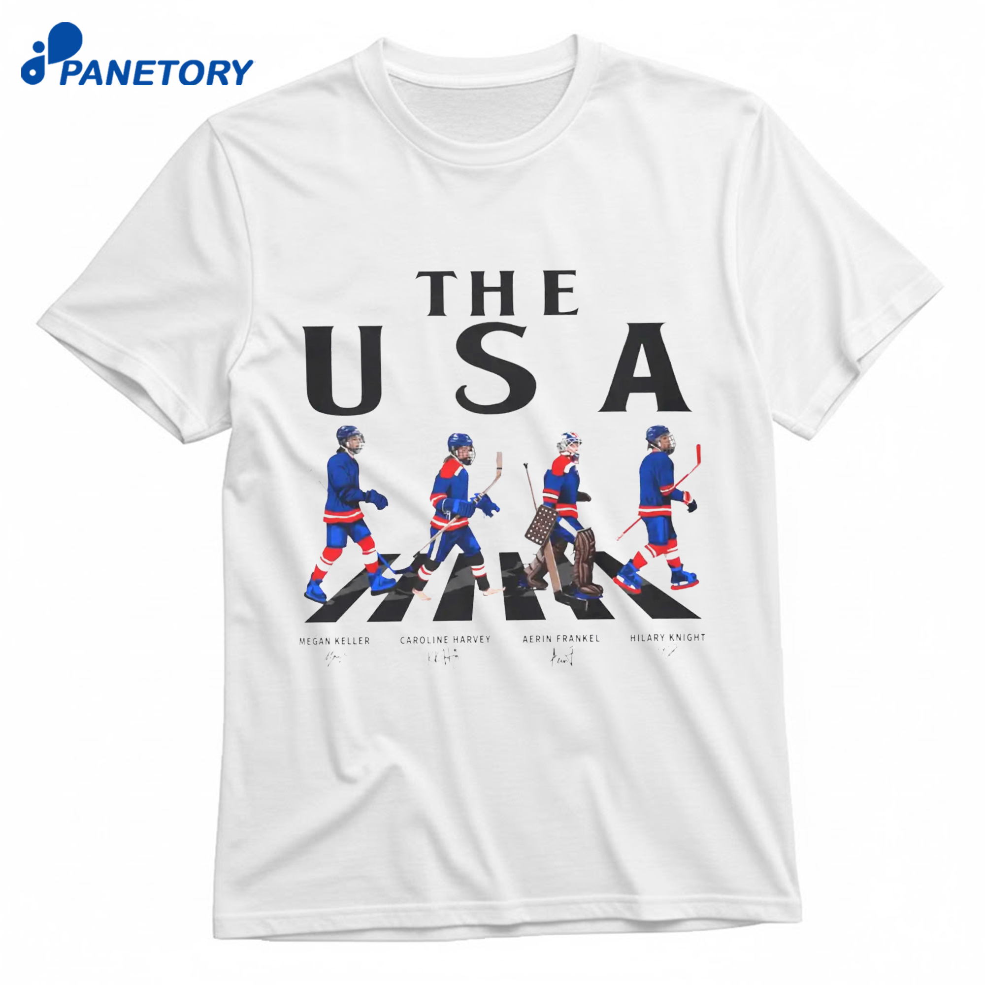 Usa Women Ice Hockey Walking Road Signatures Shirt 8 Usa Women Ice Hockey Walking Road Signatures Shirt 1
