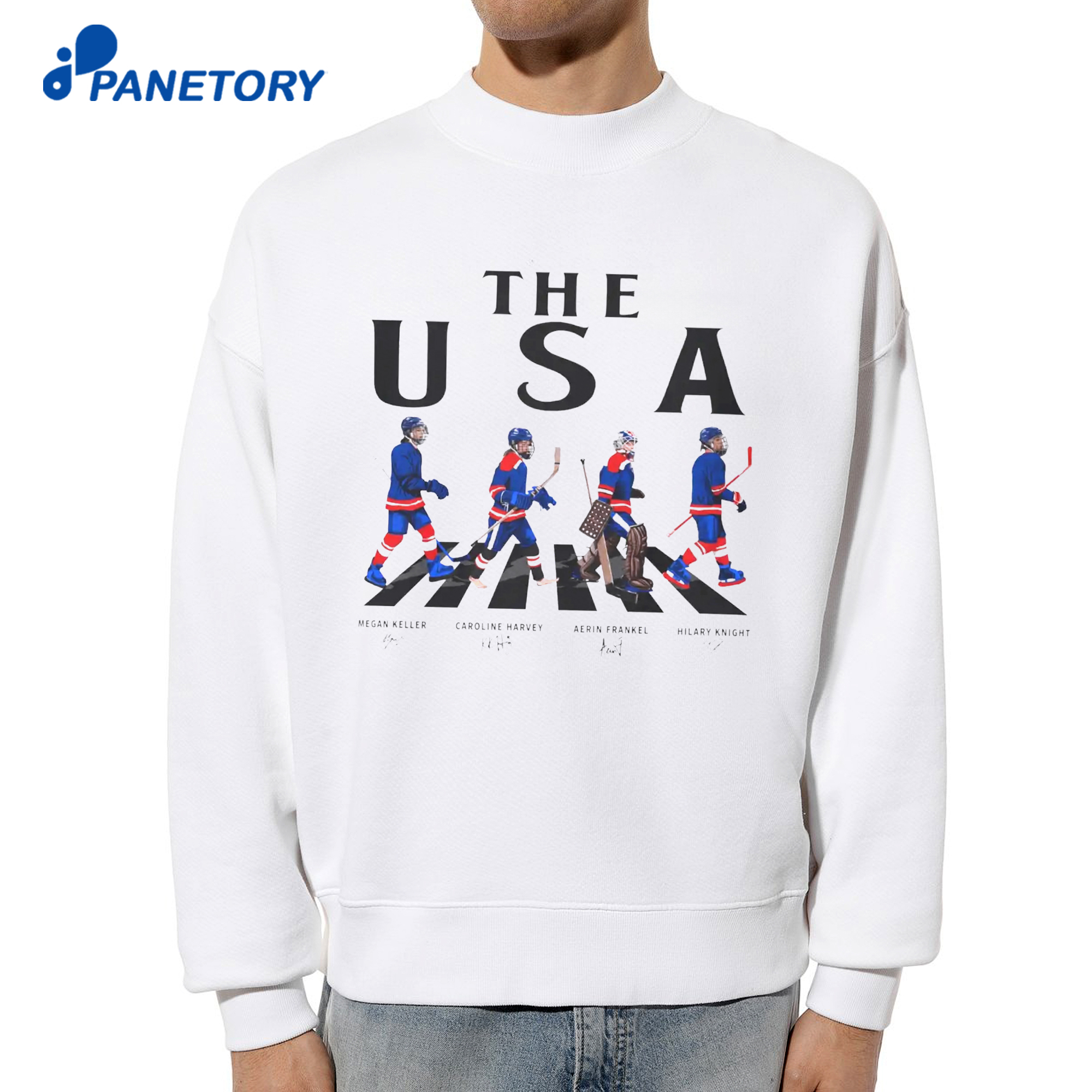 Usa Women Ice Hockey Walking Road Signatures Shirt 6 Usa Women Ice Hockey Walking Road Signatures Shirt 2