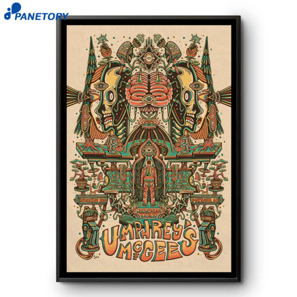 Umphrey's Mcgee Portland Or Mar 17-19 2026 Poster