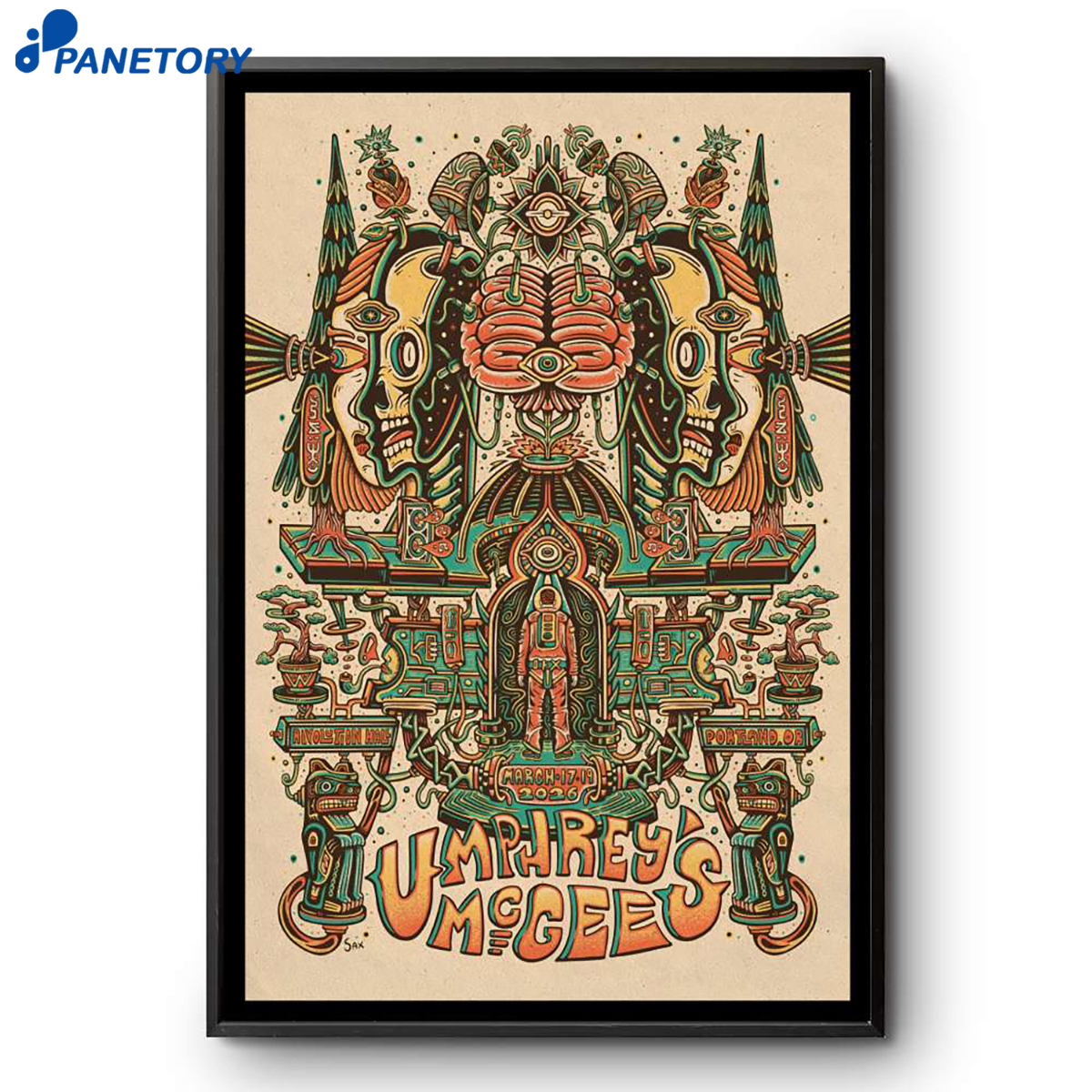 Umphrey'S Mcgee Portland Or Mar 17-19 2026 Poster 2 Umphrey'S Mcgee Portland Or Mar 17-19 2026 Poster