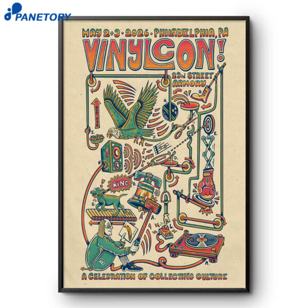 Vinylcon Philadelphia PA May 2-3 2026 Poster