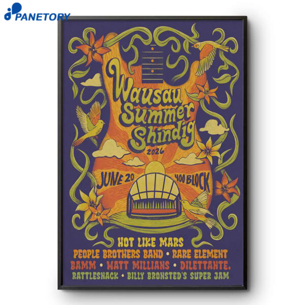 Wausau Summer Shindig Wausau Wi Jun 20 2026 Poster