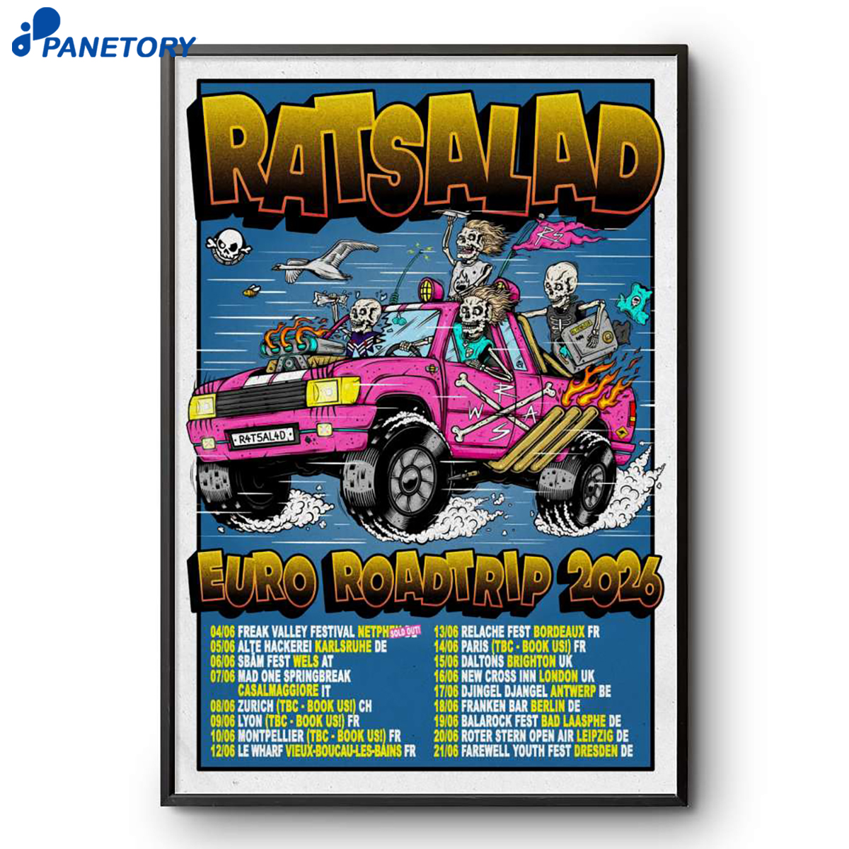 We Are Ratsalad Euro Roadtrip 2026 Poster 2 We Are Ratsalad Euro Roadtrip 2026 Poster