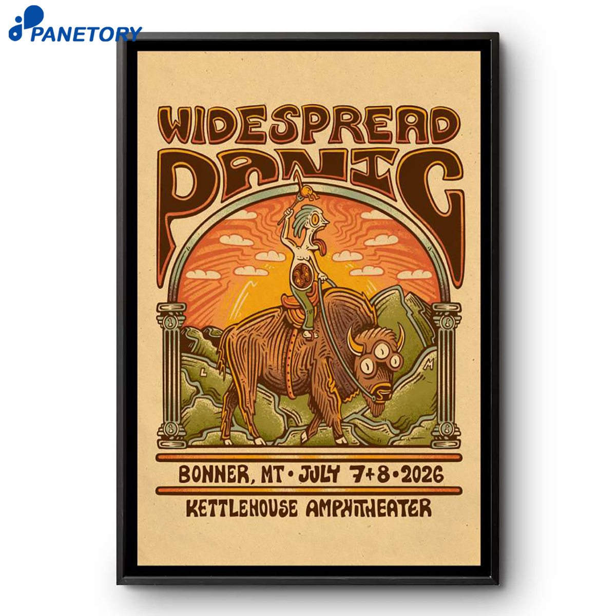 Widespread Panic Bonner Mt Jul 7-8 2026 Poster 2 Widespread Panic Bonner Mt Jul 7-8 2026 Poster