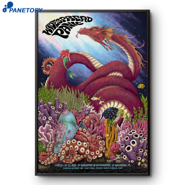 Widespread Panic St. Augustine Amphitheatre St. Augustine FL Mar 20-22 2026 Poster