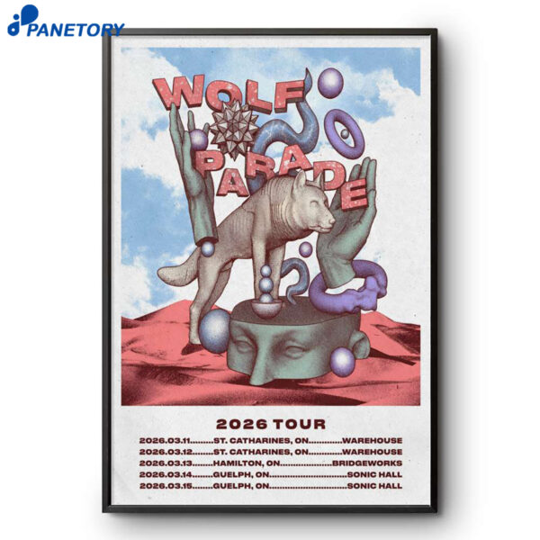 Wolf Parade Tour 2026 Poster