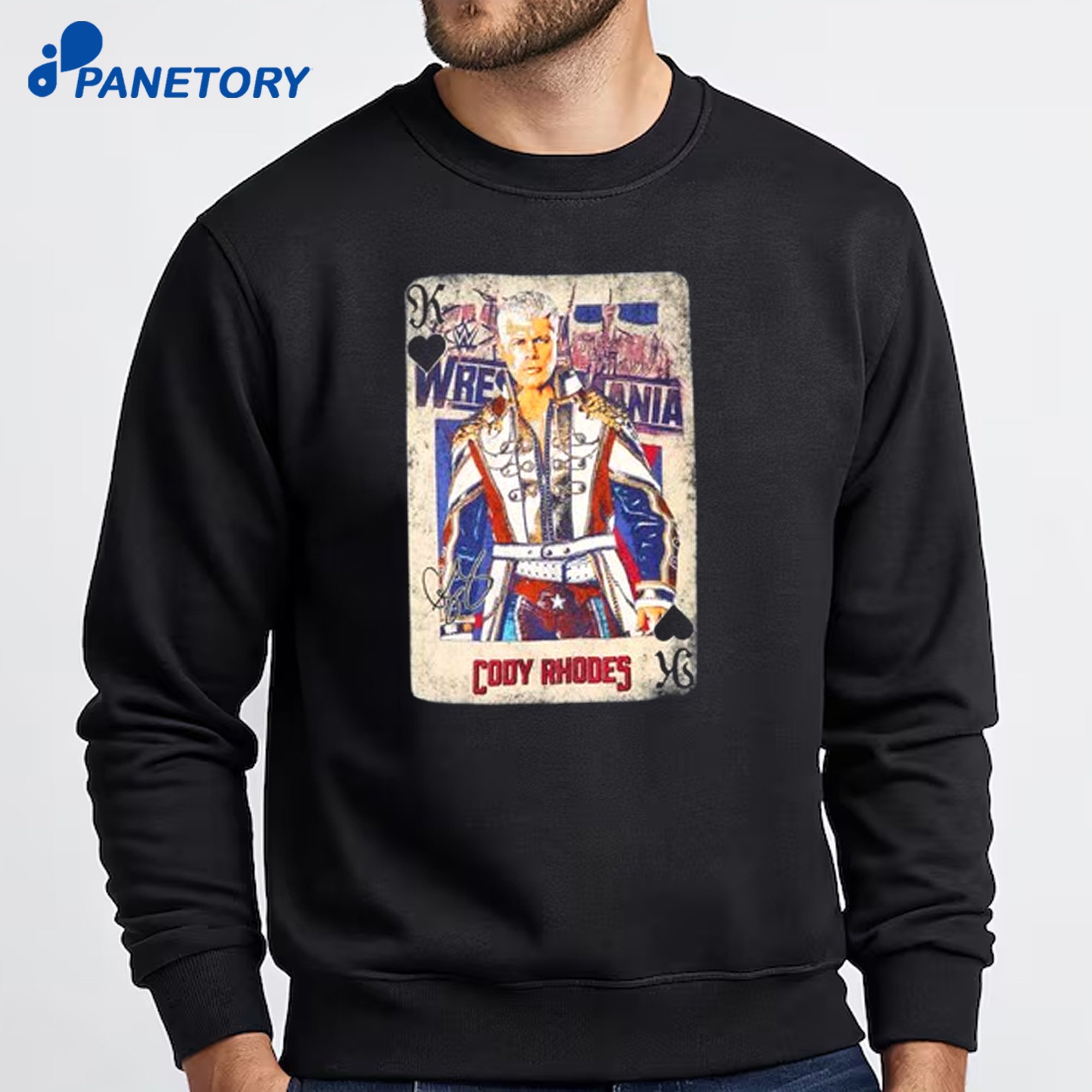 Wwe Cody Rhodes Wrestlemania Card Shirt 6 Wwe Cody Rhodes Wrestlemania Card Shirt 2