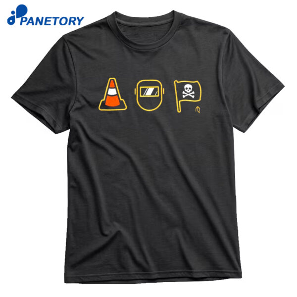 2026 Pirates Traffic Cone 3 Icons T-Shirt