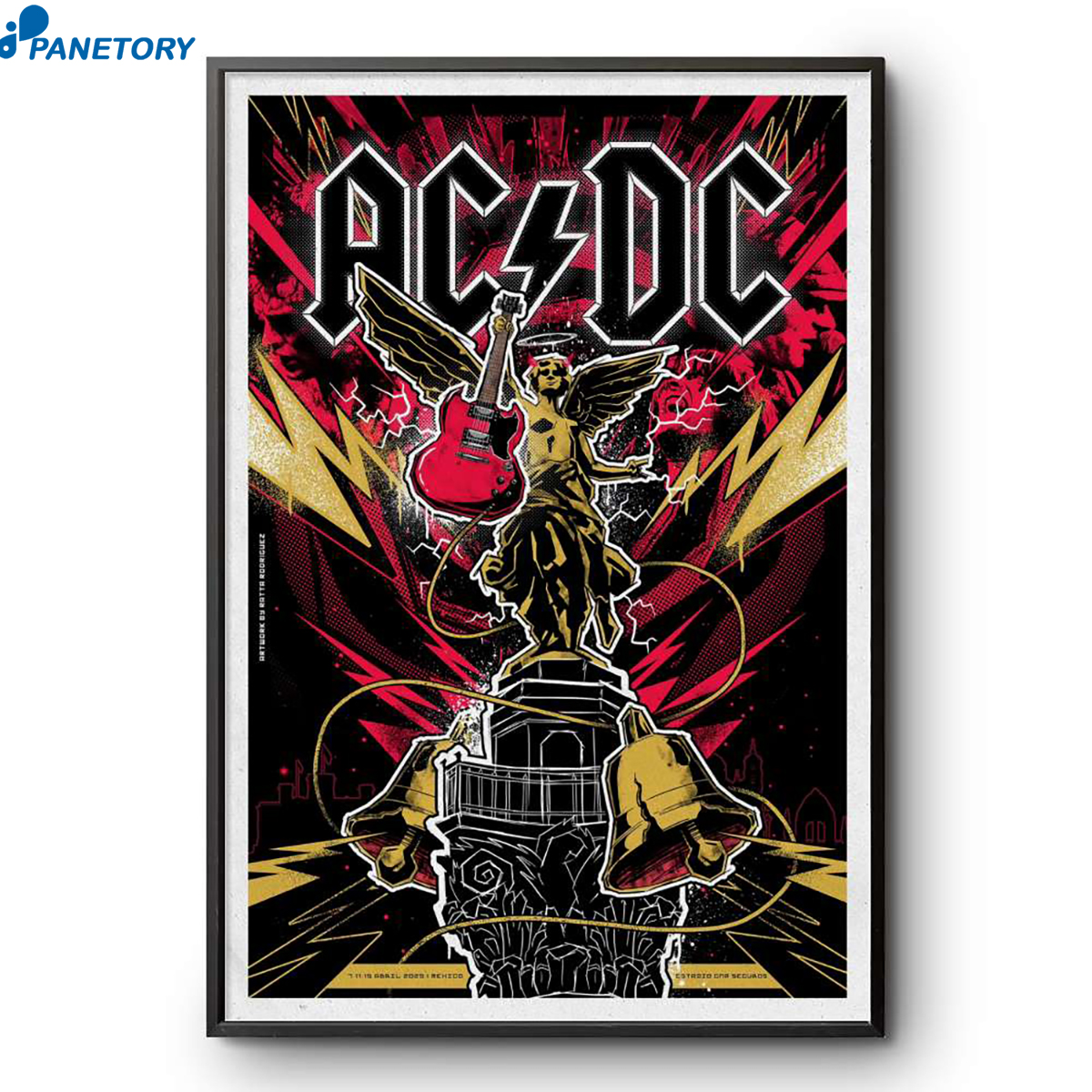Ac Dc Estadio Gnp Seguros Mexico City Apr 7-11-15 2026 Poster 2 Ac Dc Estadio Gnp Seguros Mexico City Apr 7-11-15 2026 Poster