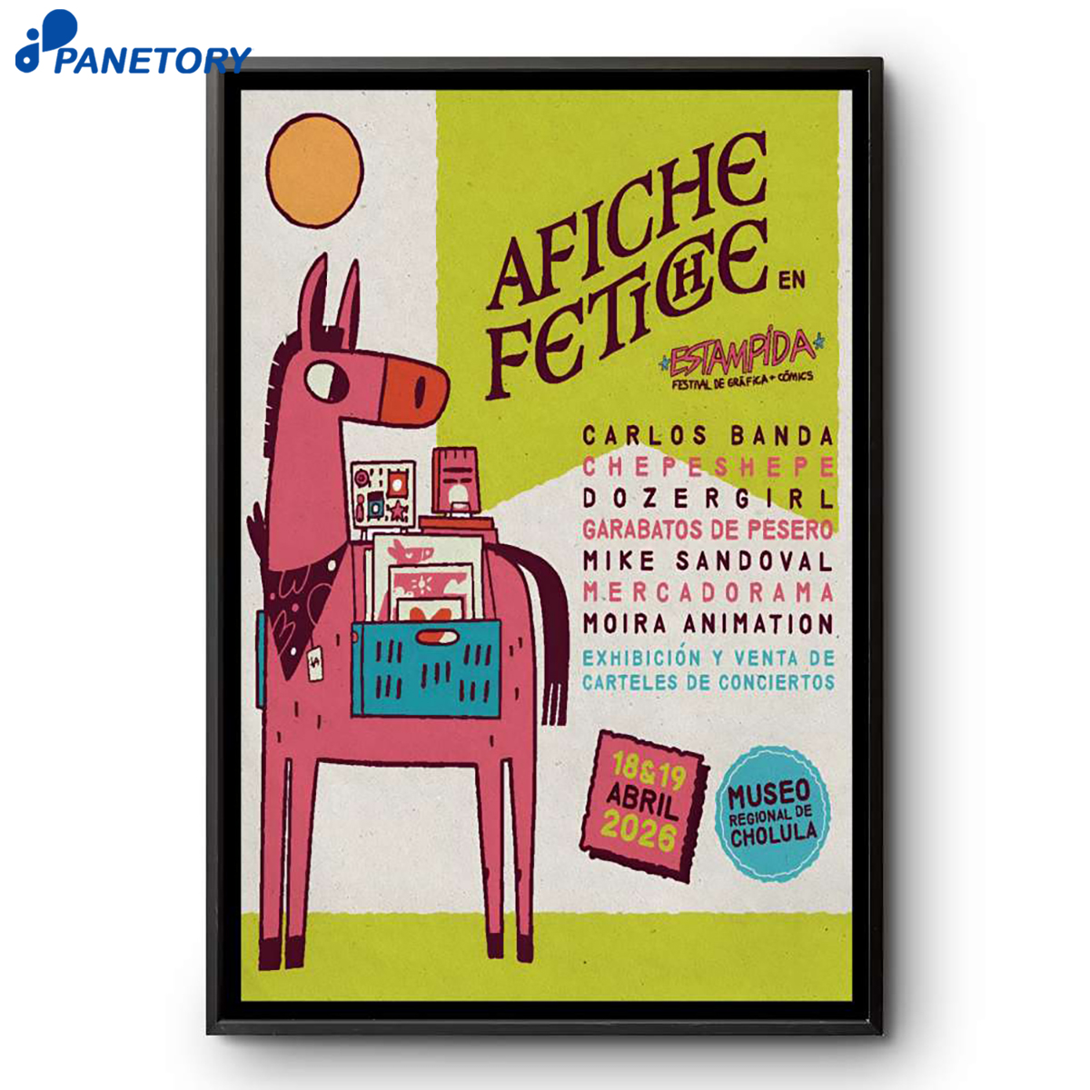 Afiche Fetiche Festival Estampida San Andrés Cholula Apr 18-19 2026 Poster 2 Afiche Fetiche Festival Estampida San Andrés Cholula Apr 18-19 2026 Poster