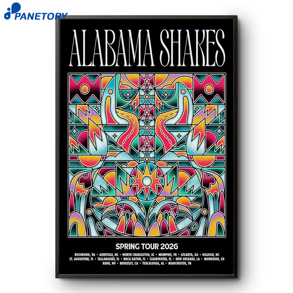 Alabama Shakes Spring Tour 2026 Poster 2 Alabama Shakes Spring Tour 2026 Poster