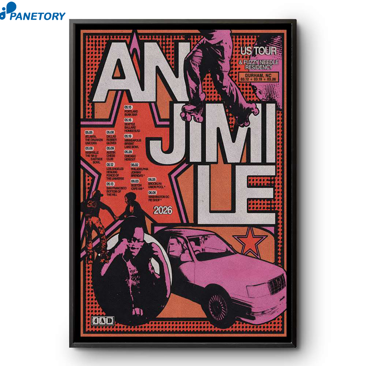 Anjimile Us Tour 2026 Poster 2 Anjimile Us Tour 2026 Poster
