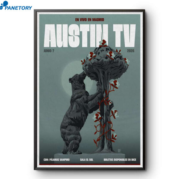 Austin TV Madrid Spain Jun 7 2026 Poster