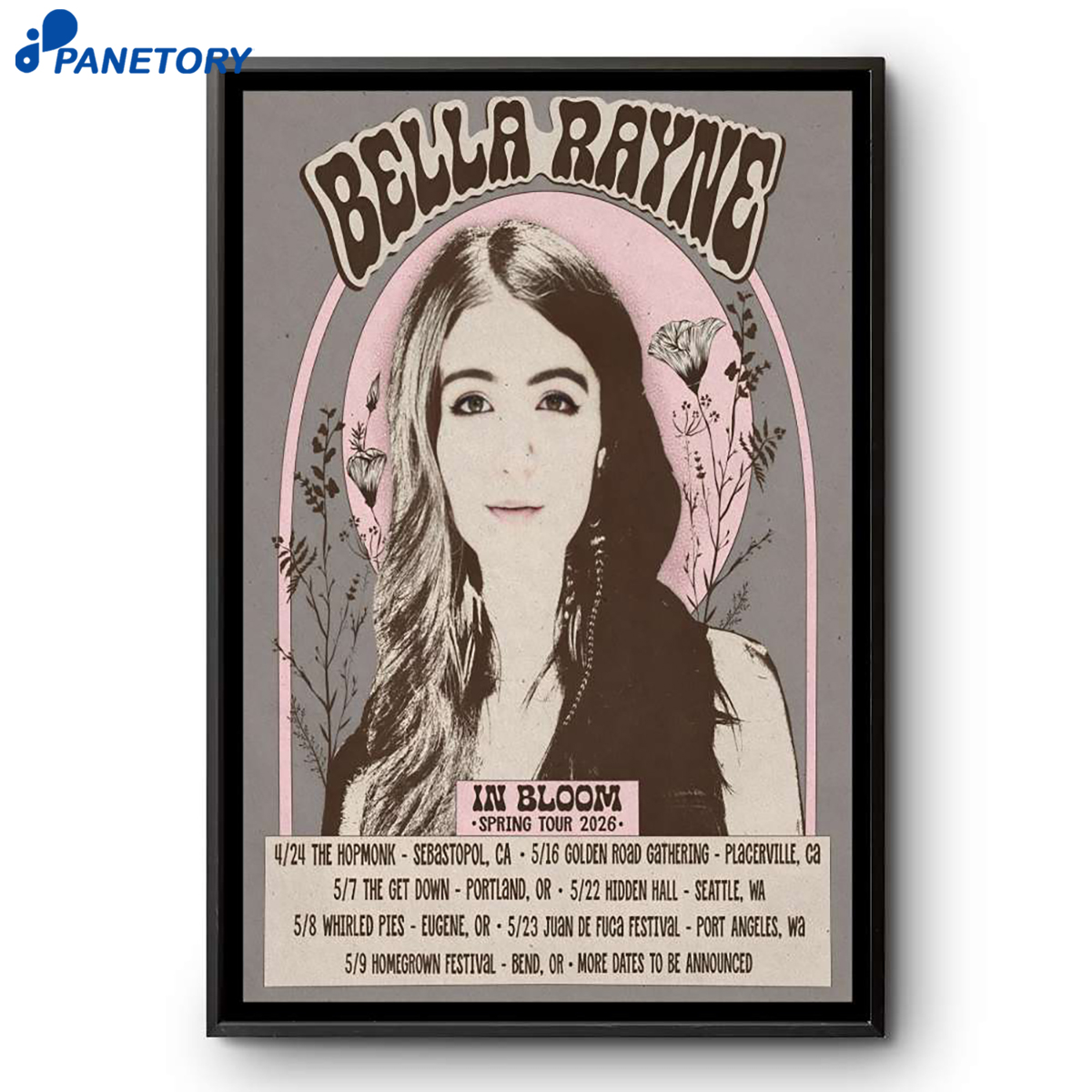 Bella Rayne Bloom Spring Tour 2026 Poster 2 Bella Rayne Bloom Spring Tour 2026 Poster