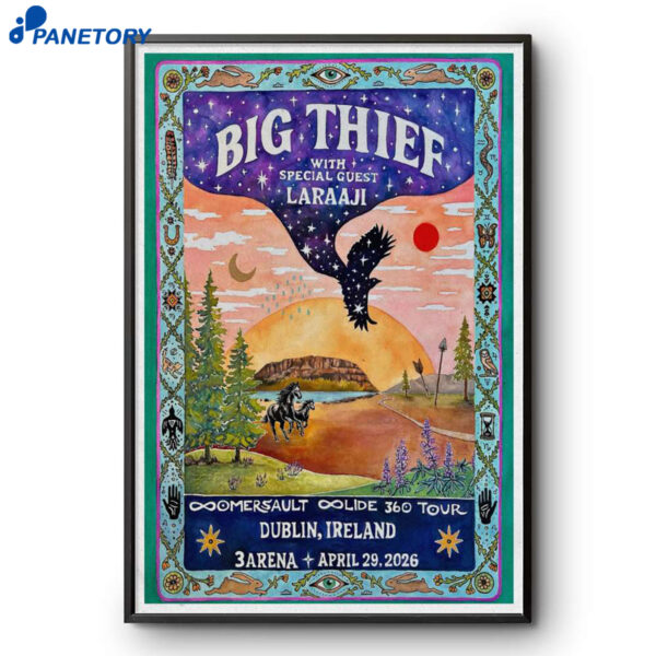 Big Thief Dublin Ireland Apr 29 2026 Poster
