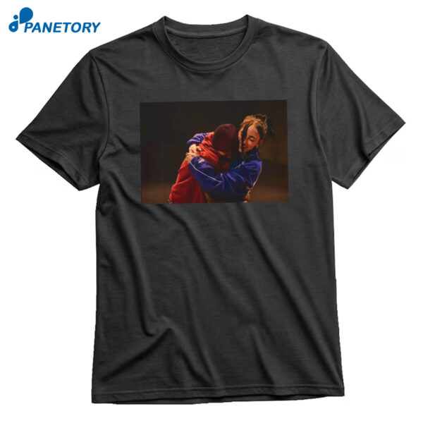 Billie Eilish Justin Bieber Huge T-Shirt