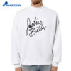 Billie Eilish Wearing Justin Bieber T-Shirt 4 Billie Eilish Wearing Justin Bieber T-Shirt 2