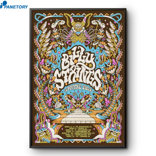 Billy Strings Spring Tour 2026 Poster