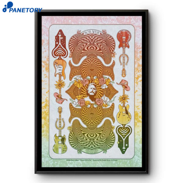 Bob Weir Memorial Poster