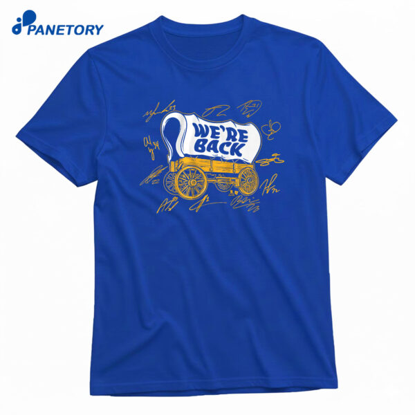 Buffalo Hockey Wagon We're Back T-Shirt