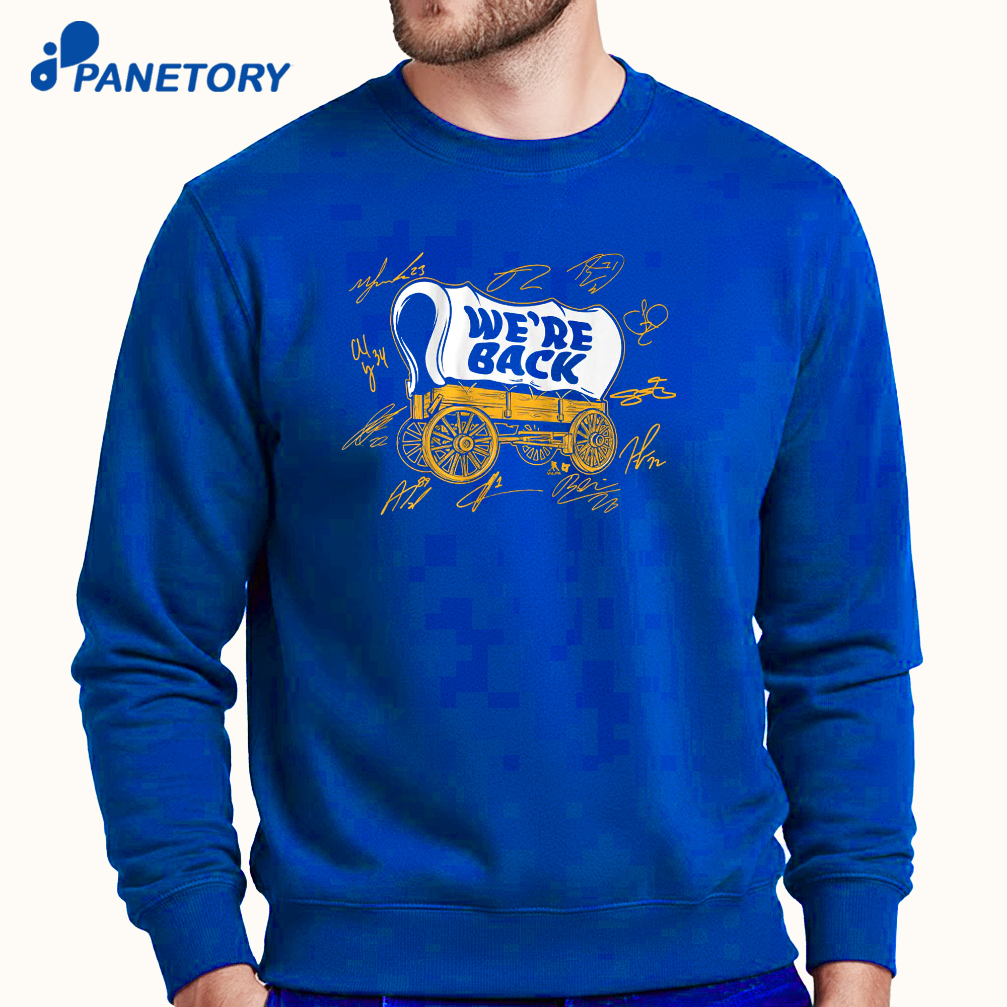 Buffalo Hockey Wagon We'Re Back T-Shirt 6 Buffalo Hockey Wagon We'Re Back T-Shirt 2