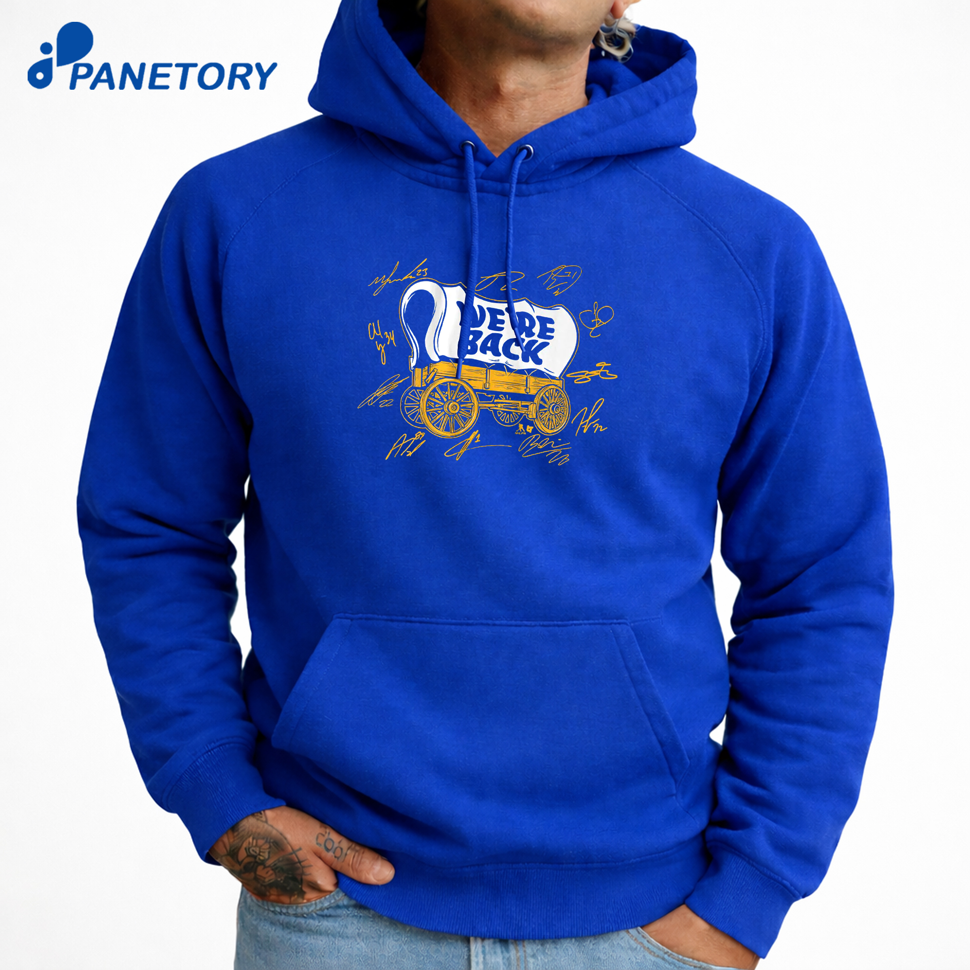 Buffalo Hockey Wagon We'Re Back T-Shirt 7 Buffalo Hockey Wagon We'Re Back T-Shirt 3