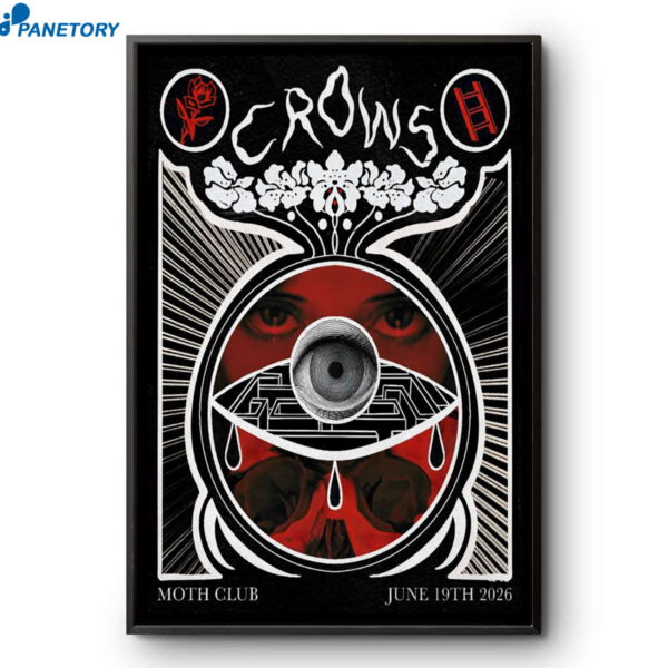 Crows London UK Tour Jun 19 2026 Poster