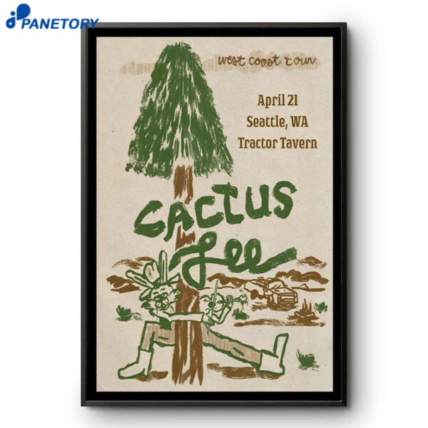 Cactus Lee Seattle WA Apr 21 2026 Poster