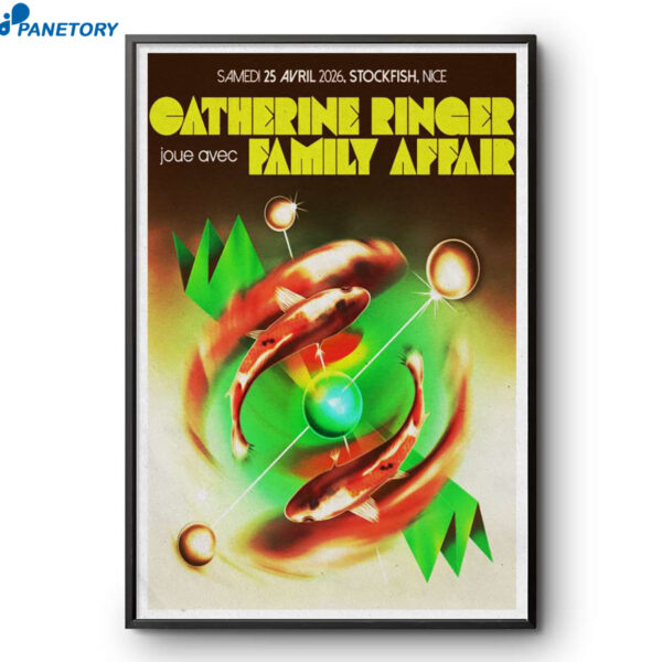 Catherine Ringer & Family Affair Stockfish Nice Apr 25 2026 Poster