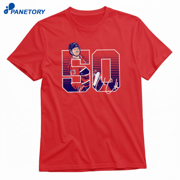 Cole Caufield 50 Goals T-Shirt