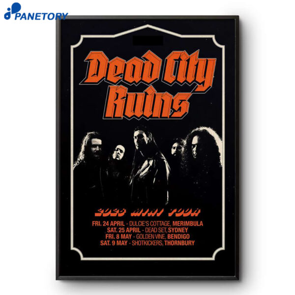 Dead City Ruins Mini Tour 2026 Poster